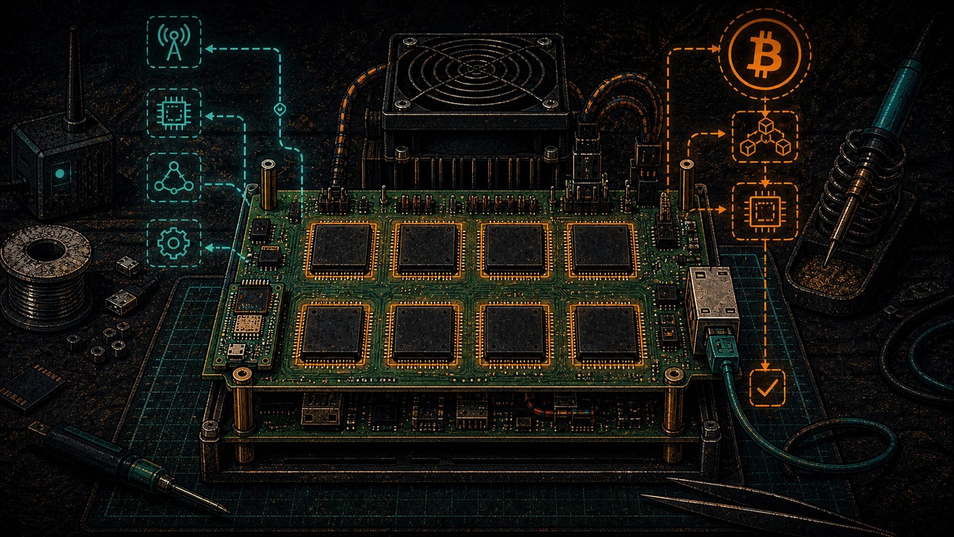 NerdOctaxe Gamma Setup Guide: 8-Chip Open-Source Mining Device Configuration