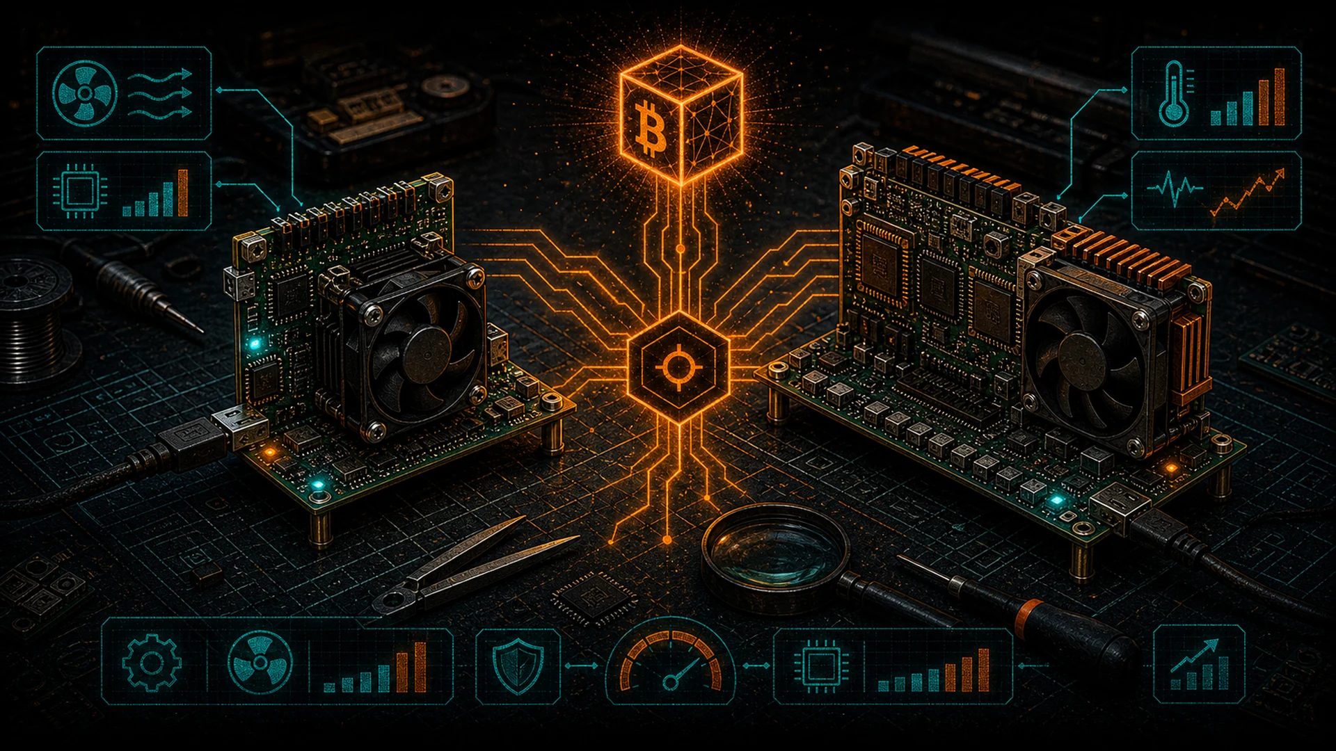 Bitaxe vs NerdAxe: Complete Open-Source Solo Miner Comparison Guide