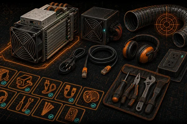 Bitcoin Mining Equipment Checklist: Everything You Need to Start