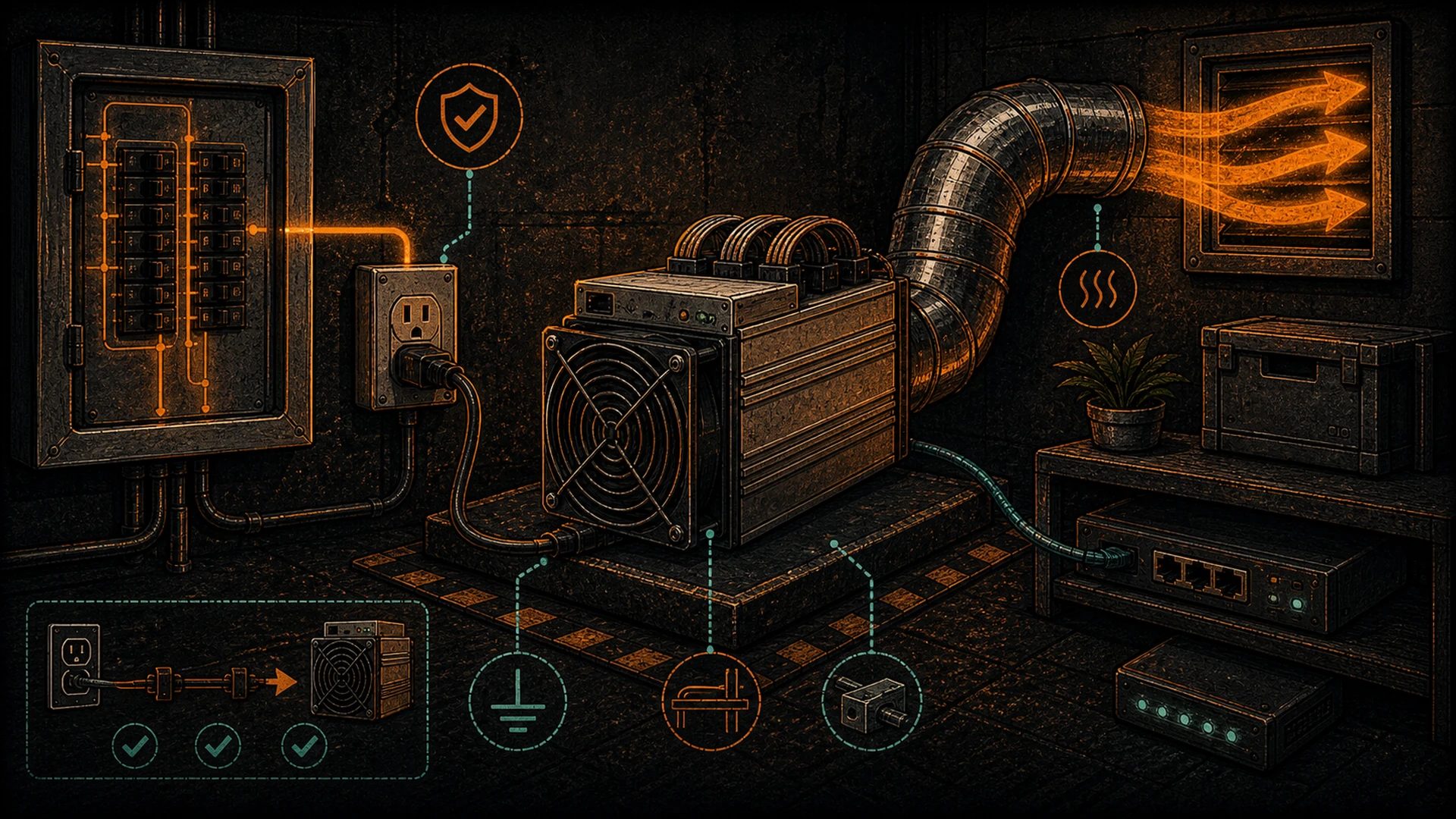 Bitcoin Space Heater Electrical Requirements: Complete Wiring & Safety Guide
