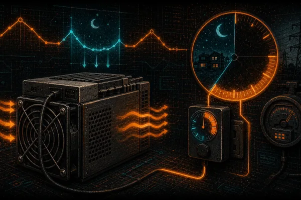 Time-of-Use Bitcoin Mining: How to Mine Only When Electricity Is Cheap