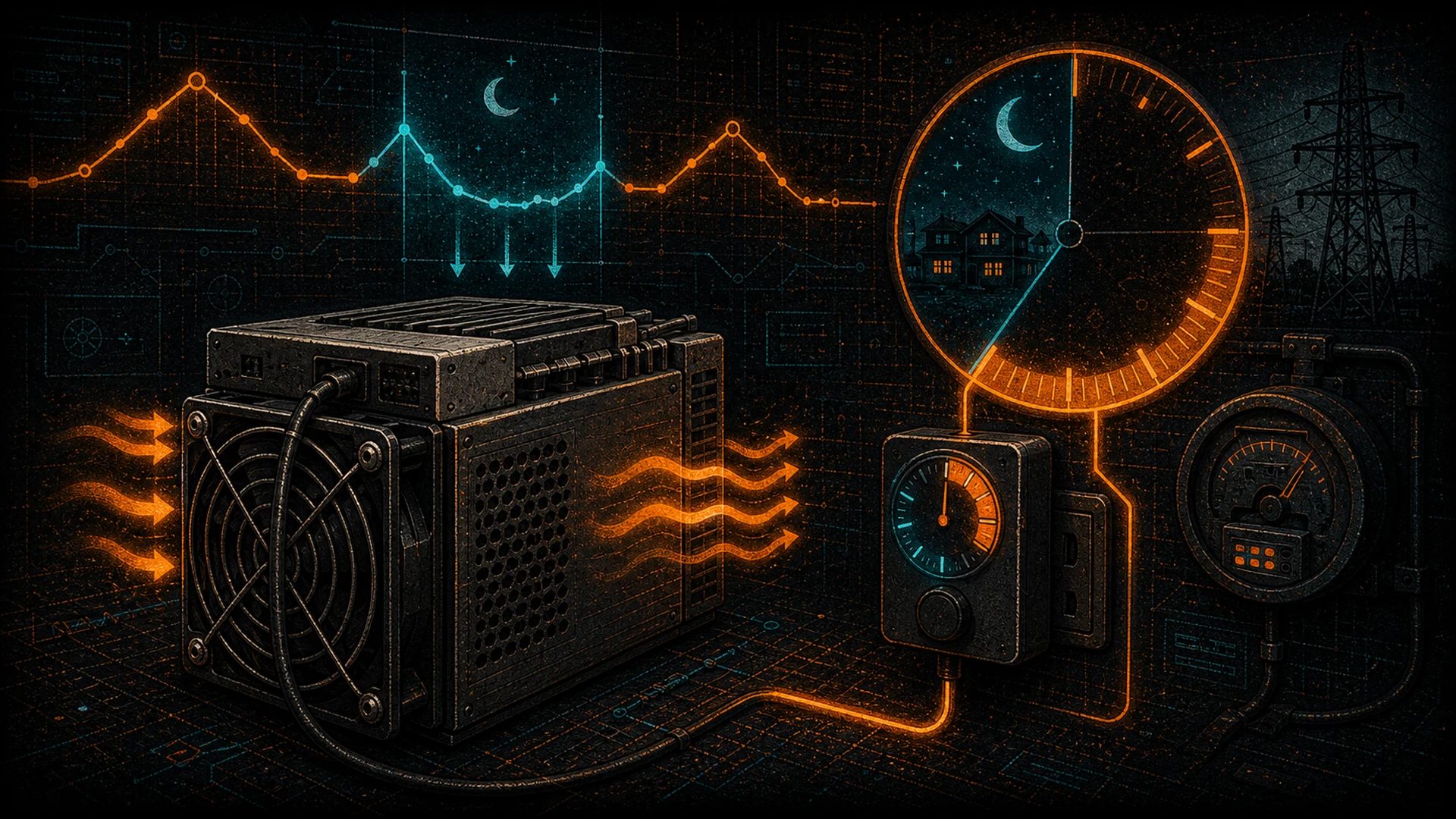 Time-of-Use Bitcoin Mining: How to Mine Only When Electricity Is Cheap