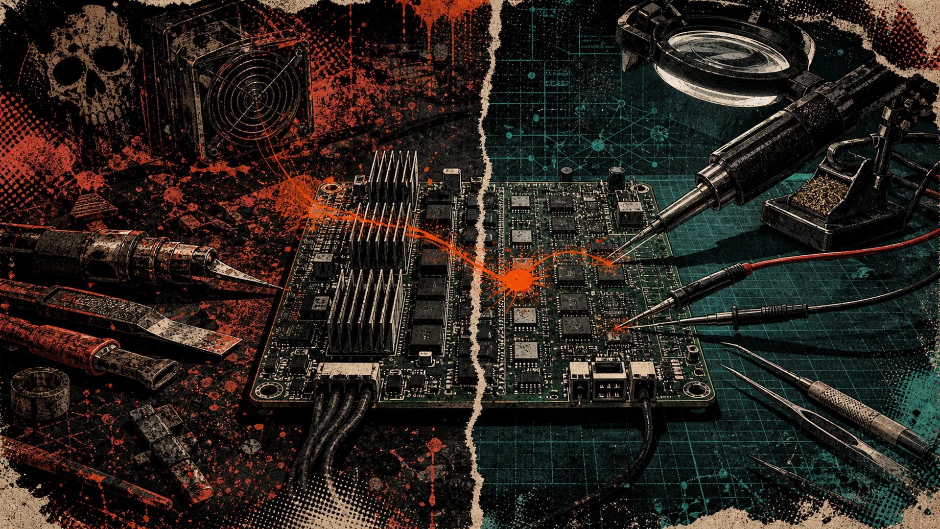 Réparation ASIC : bricolage vs professionnel