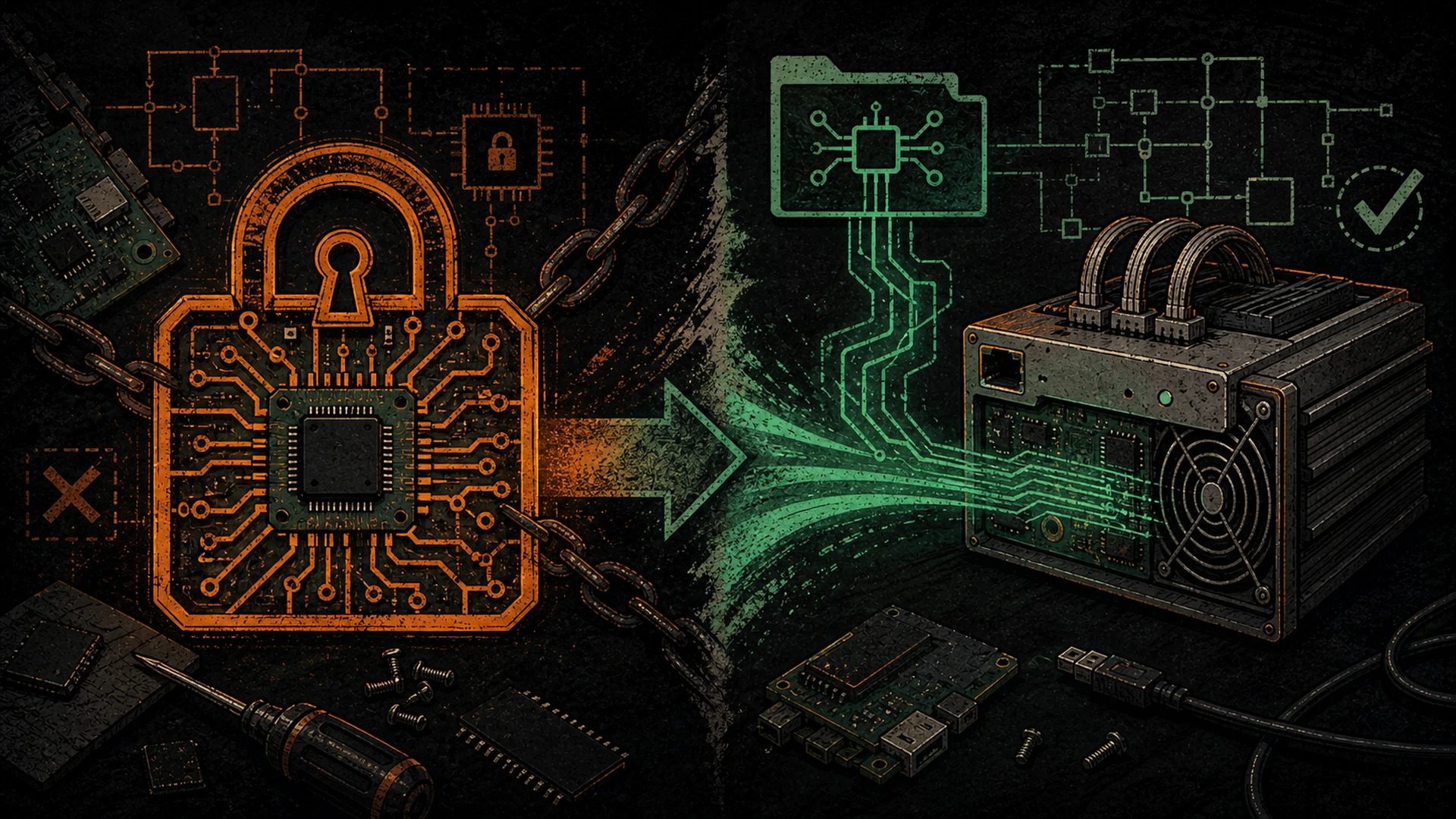 The Amlogic Lock: Why Bitmain Can Brick Your Miner – and What Open Firmware Restores