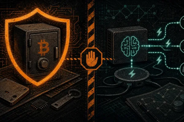 Don’t Give an AI Agent Your Cold Wallet: Self-Custody Rules for Autonomous Lightning Spending