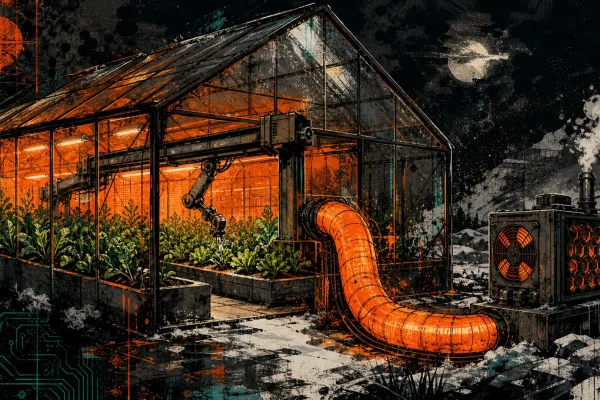Automated Growing on the Sovereign Homestead: FarmBot, Open-Source Greenhouse Control, and Miner Heat