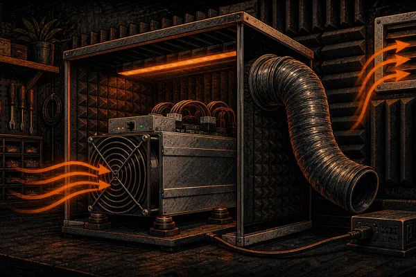 How to Build a Genuinely Quiet Bitcoin Mining Setup at Home (Without Killing Your Hashrate)