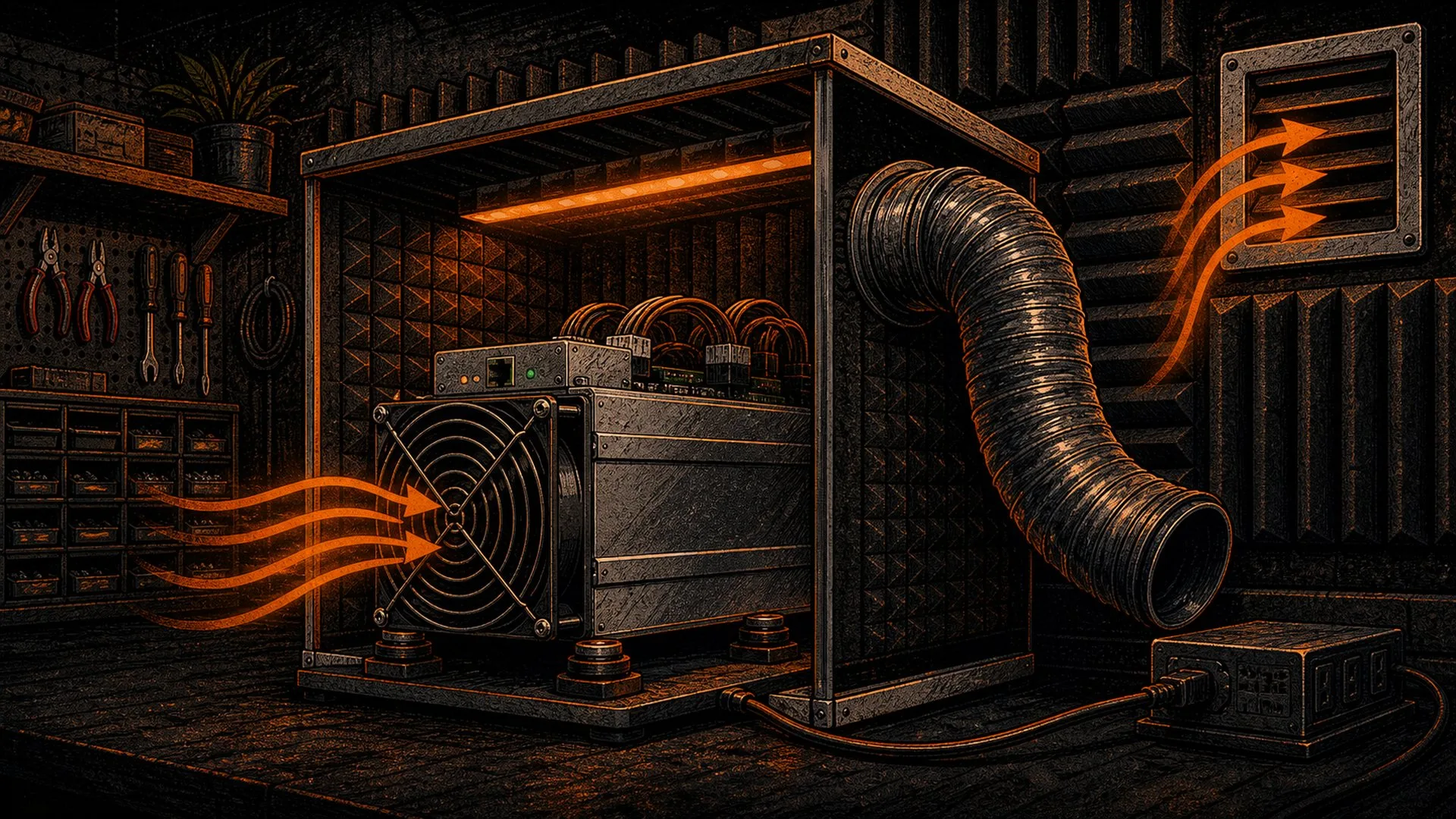 How to Build a Genuinely Quiet Bitcoin Mining Setup at Home (Without Killing Your Hashrate)