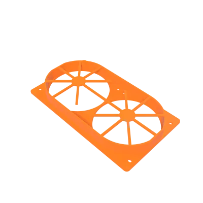 Antminer S19 / S21 Dual 120 mm Intake Filter Ring - 3D printed PETG ASIC miner airflow part by D-Central