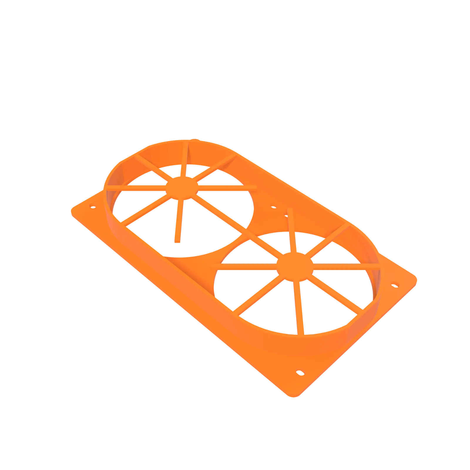 Antminer S19 / S21 Dual 120 mm Intake Filter Ring - 3D printed PETG ASIC miner airflow part by D-Central