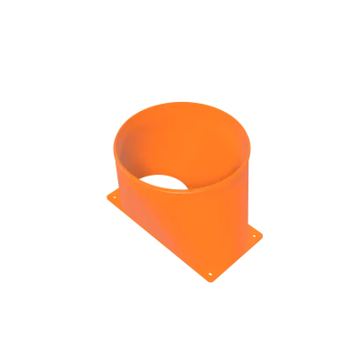 Avalon A15 Vertical Dual 120 mm to 200 mm Metric Duct Shroud - 3D printed PETG ASIC miner airflow part by D-Central