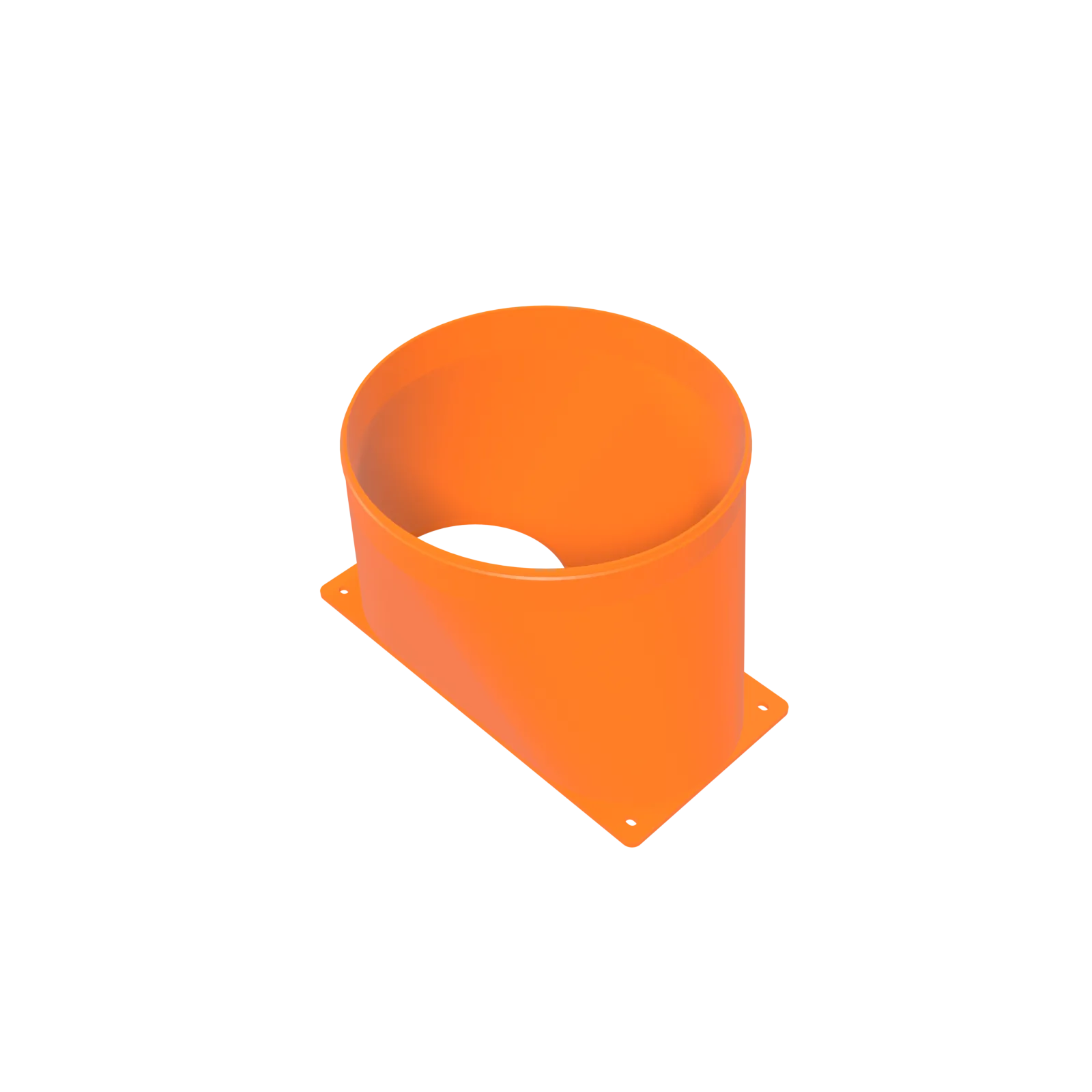 Avalon A15 Vertical Dual 120 mm to 200 mm Metric Duct Shroud - 3D printed PETG ASIC miner airflow part by D-Central