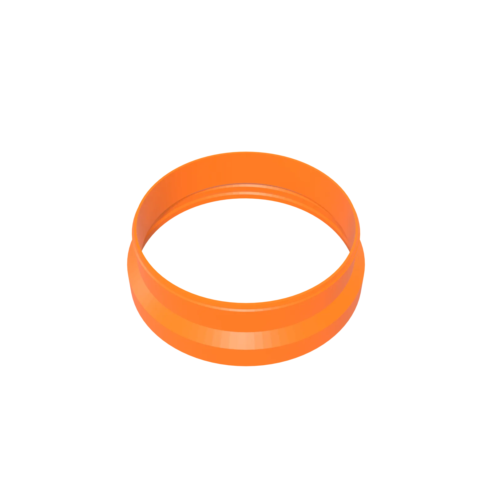 Threaded Duct Receiver 6-Inch — Screw-On Duct Adapter - 3D printed PETG ASIC miner airflow part by D-Central